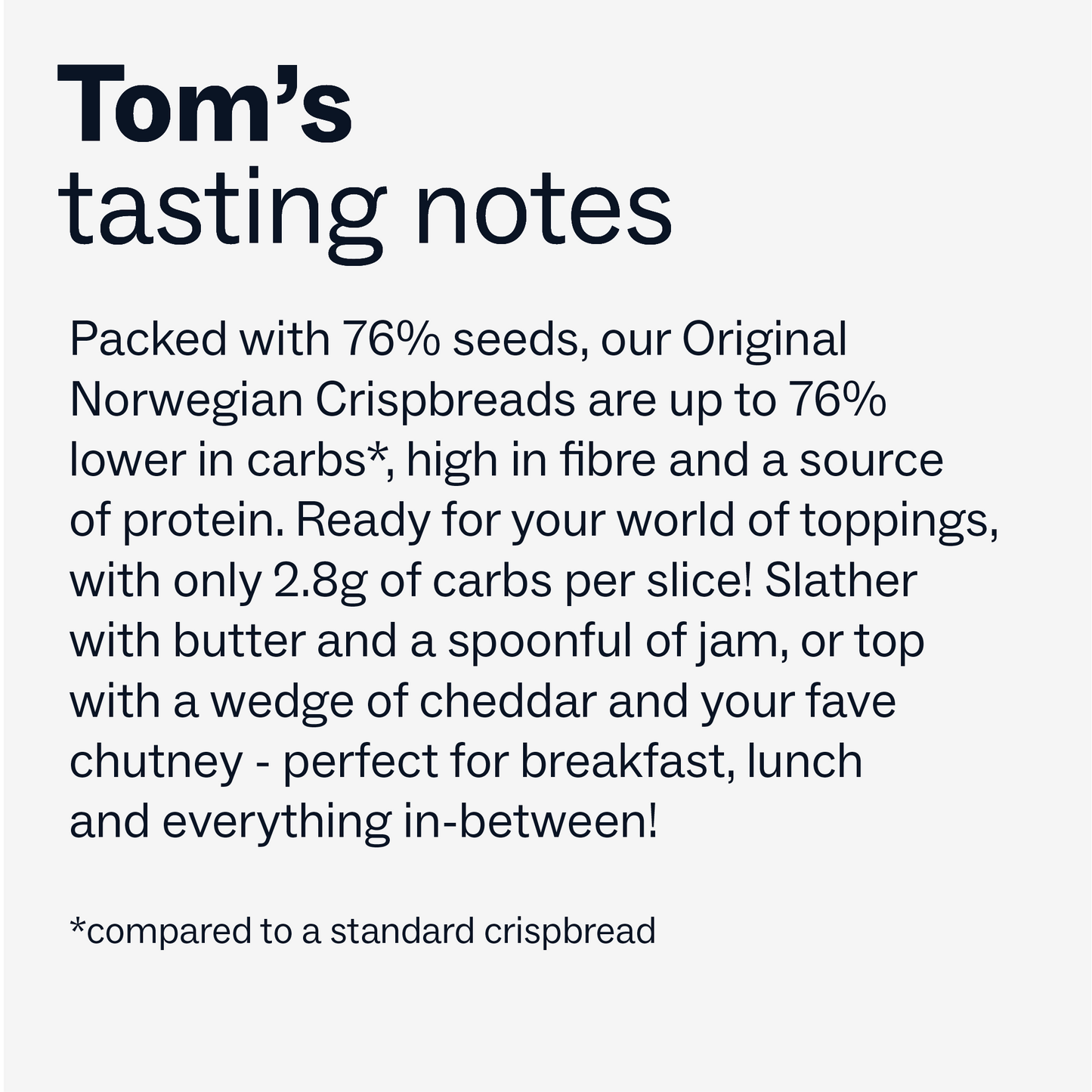 Norwegian Seeded Crispbread - Original