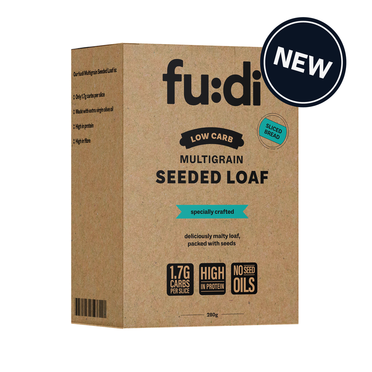 Low Carb Multigrain Seeded Loaf