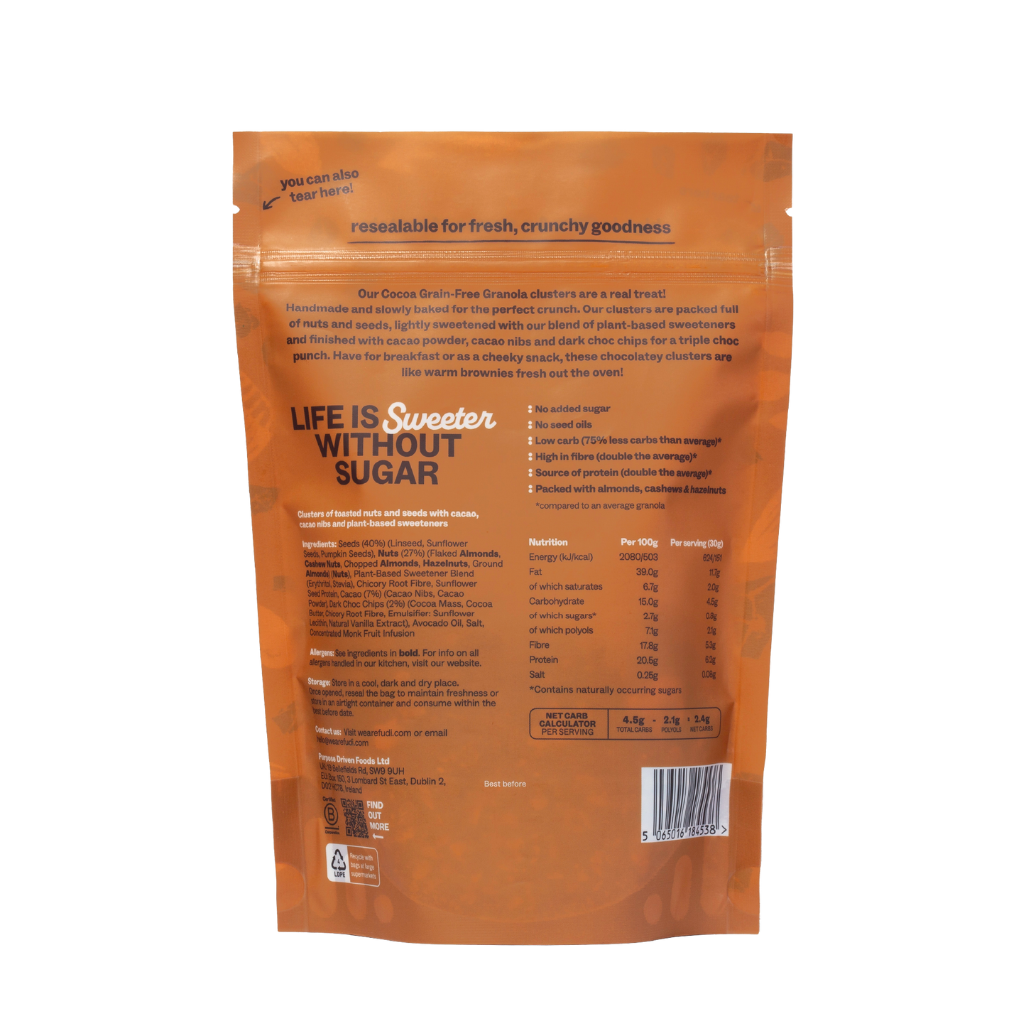 Grain-Free Granola - Cocoa