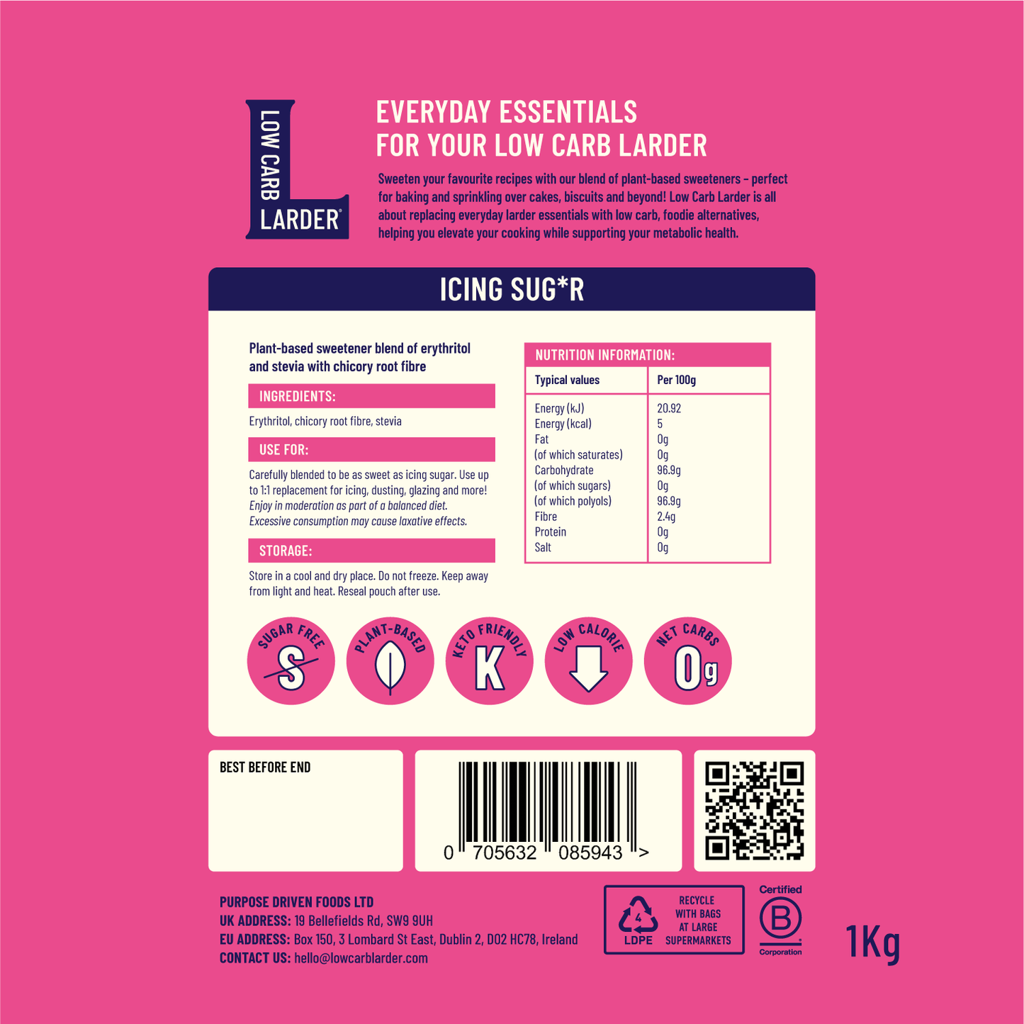Low Carb Larder - Icing Sug*r