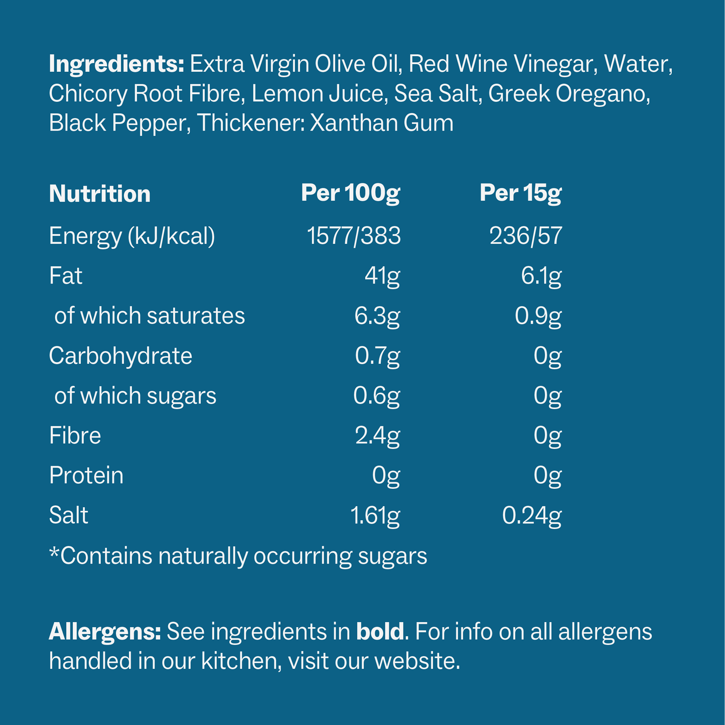 Distinctively Greek Salad Dressing