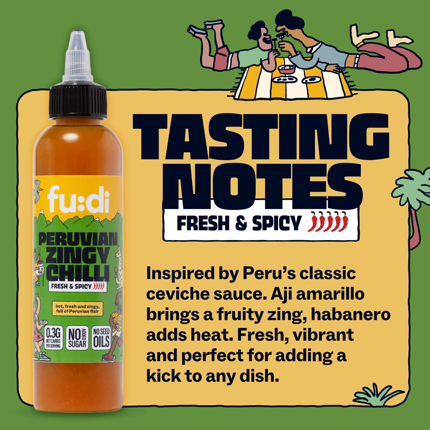 Peruvian Zingy Chilli Sauce