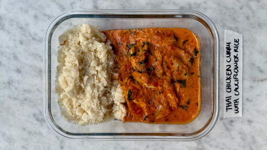 Chicken Massaman Curry with Cauliflower Rice