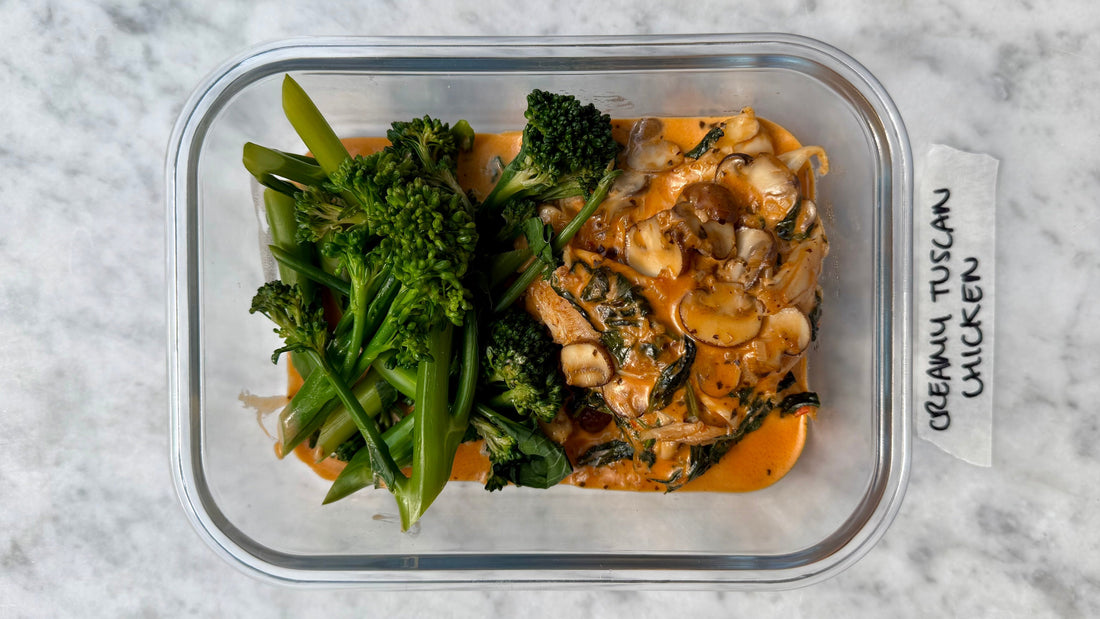 Creamy Tuscan Chicken with Tenderstem Broccoli