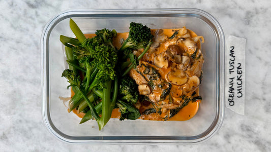 Creamy Tuscan Chicken with Tenderstem Broccoli