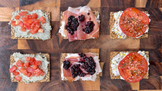 3 Topped Crispbreads for Easy "No Cook" Summer Lunches