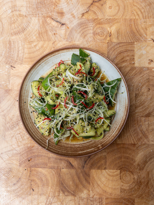 Smacked Cucumber Salad