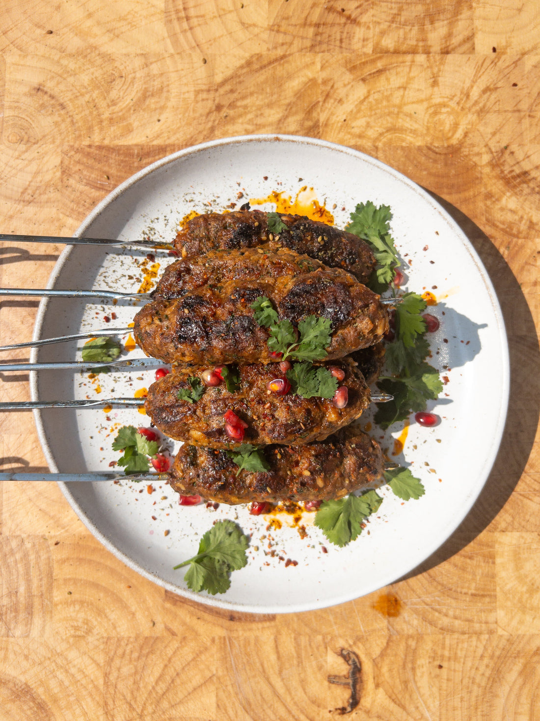 Lamb Koftas with Toasted Pine Nuts & Herbs