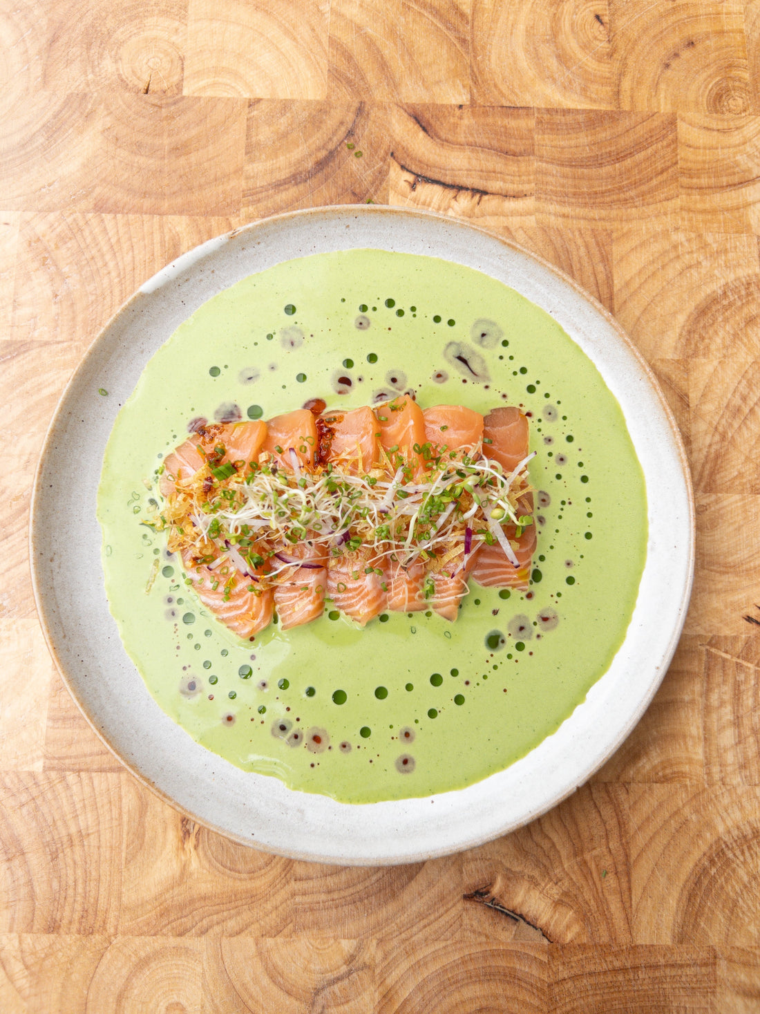 Thai-Inspired Salmon Crudo