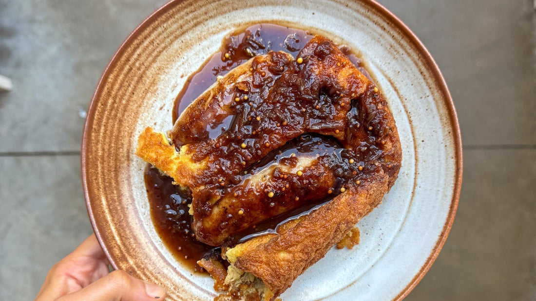 Toad in the Hole with Red Onion Jus