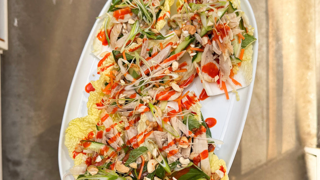 Thai Chicken Napa Cabbage Cups