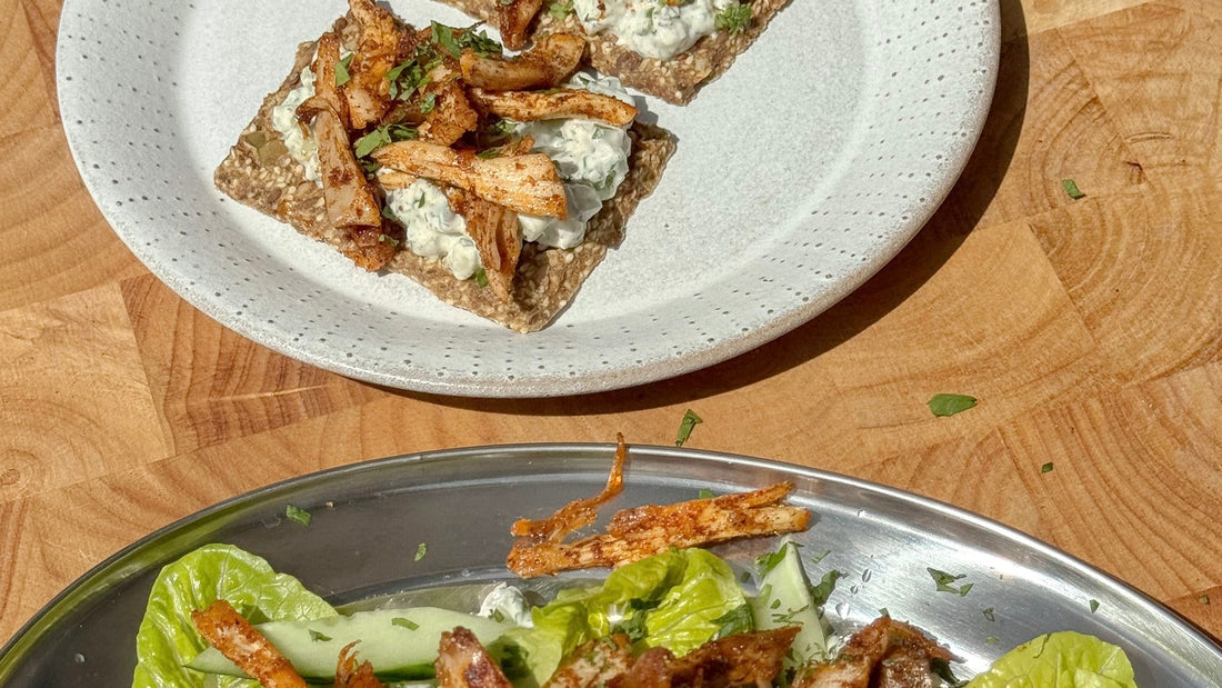 Tandoori Chicken Salad with Crispbreads