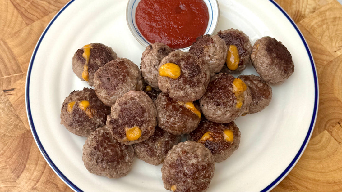 Cheese-Stuffed Burger Bombs