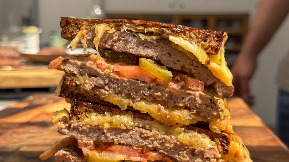 Smashed Burger Toastie