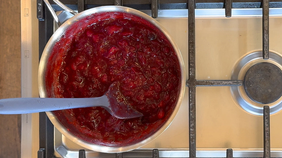 No Added Sugar Cranberry Sauce