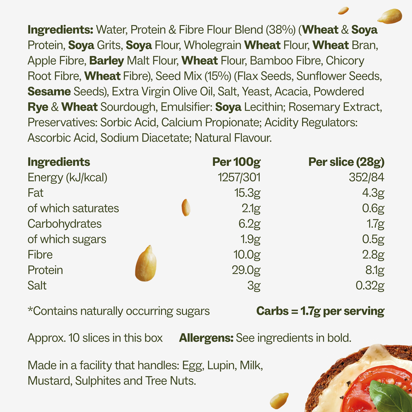 High Protein Seeded Loaf