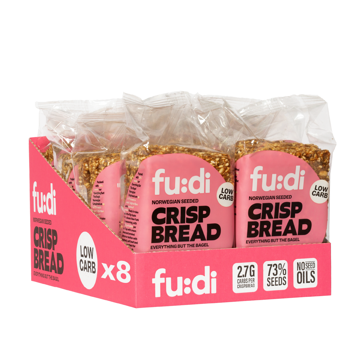 Half Price Norwegian Seeded Crispbread - 8 Packs