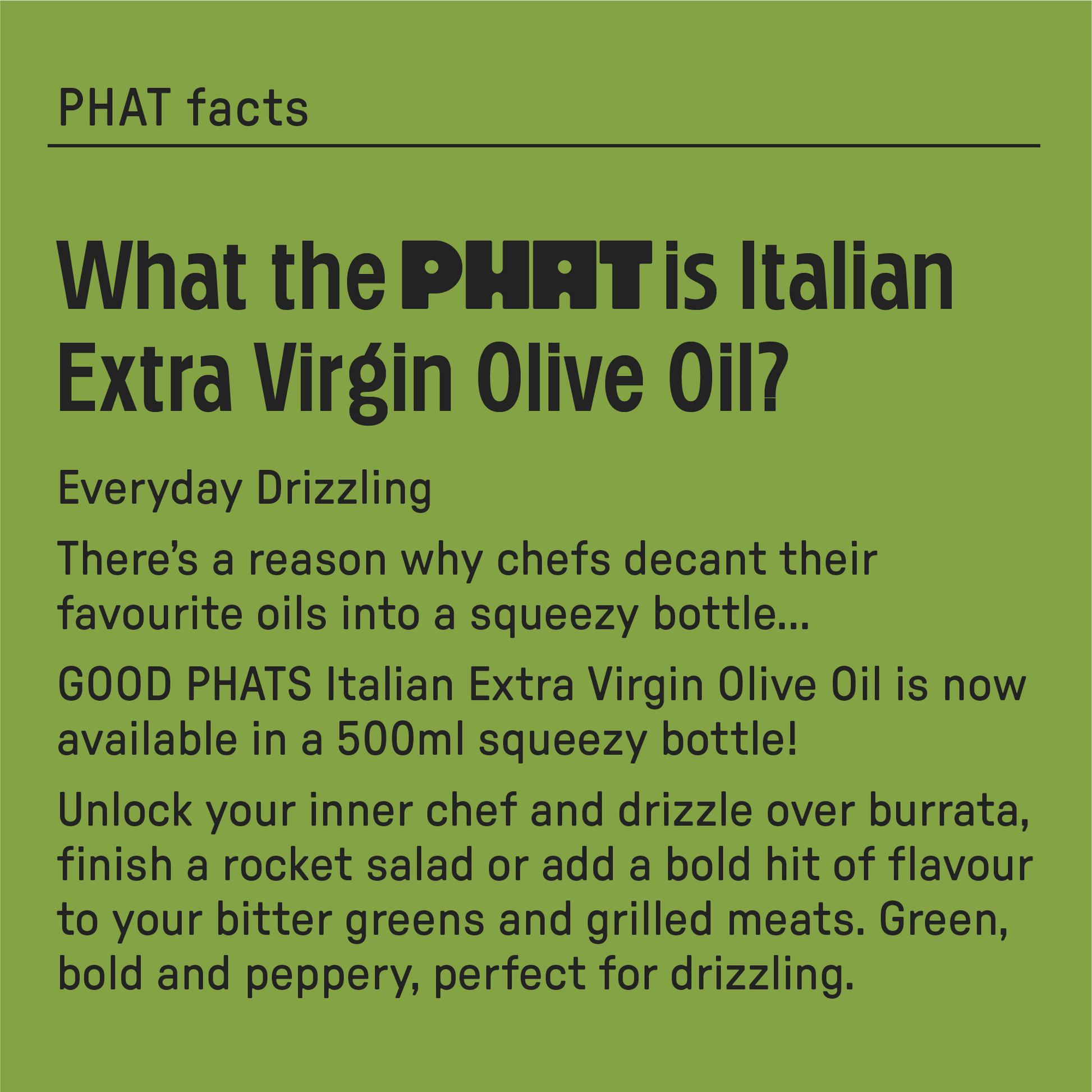 Italian Extra Virgin Olive Oil Squeezy 500ml