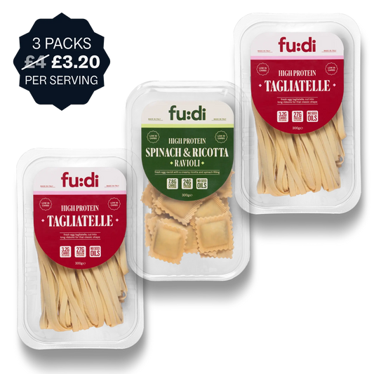 High Protein, Low Carb Fresh Egg Pasta - 3 Pack