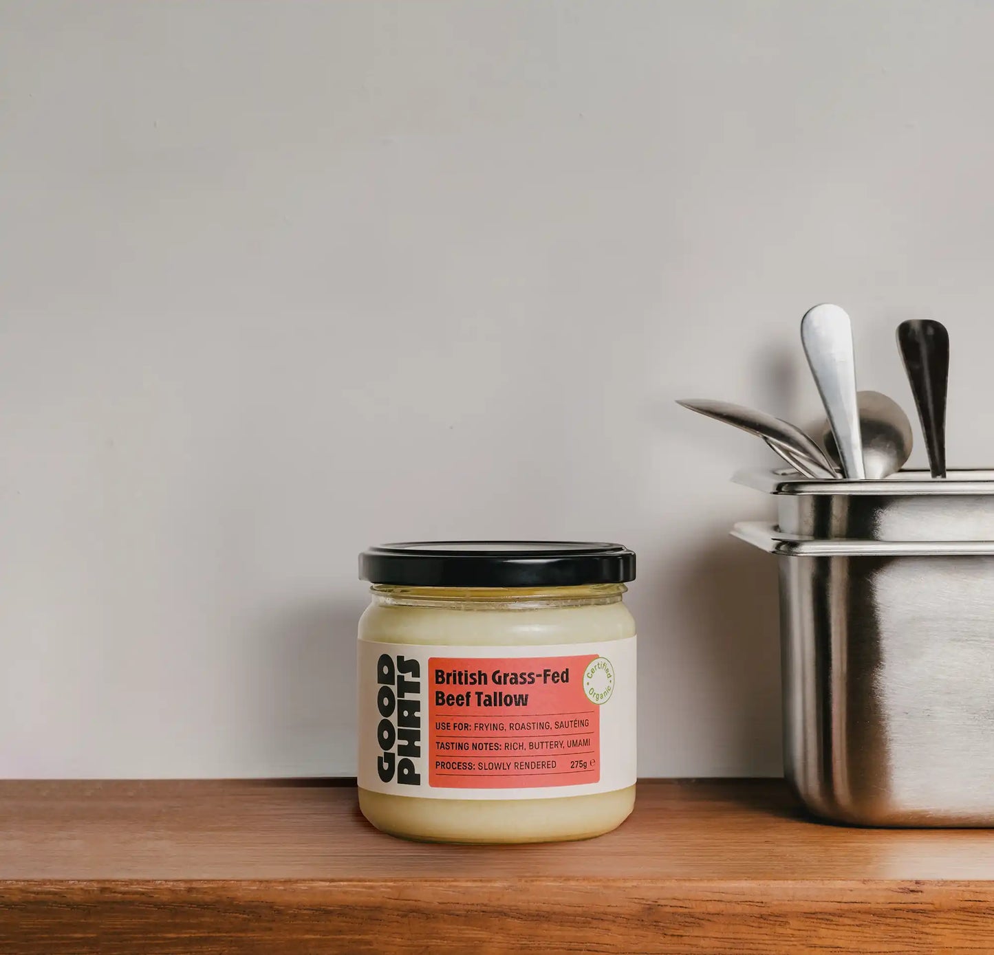 Organic British Grass-Fed Beef Tallow 275g