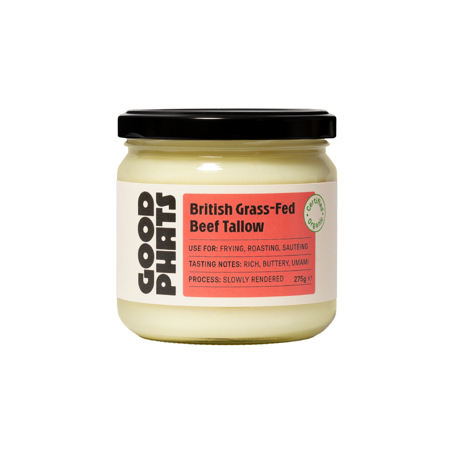 Organic British Grass-Fed Beef Tallow 275g