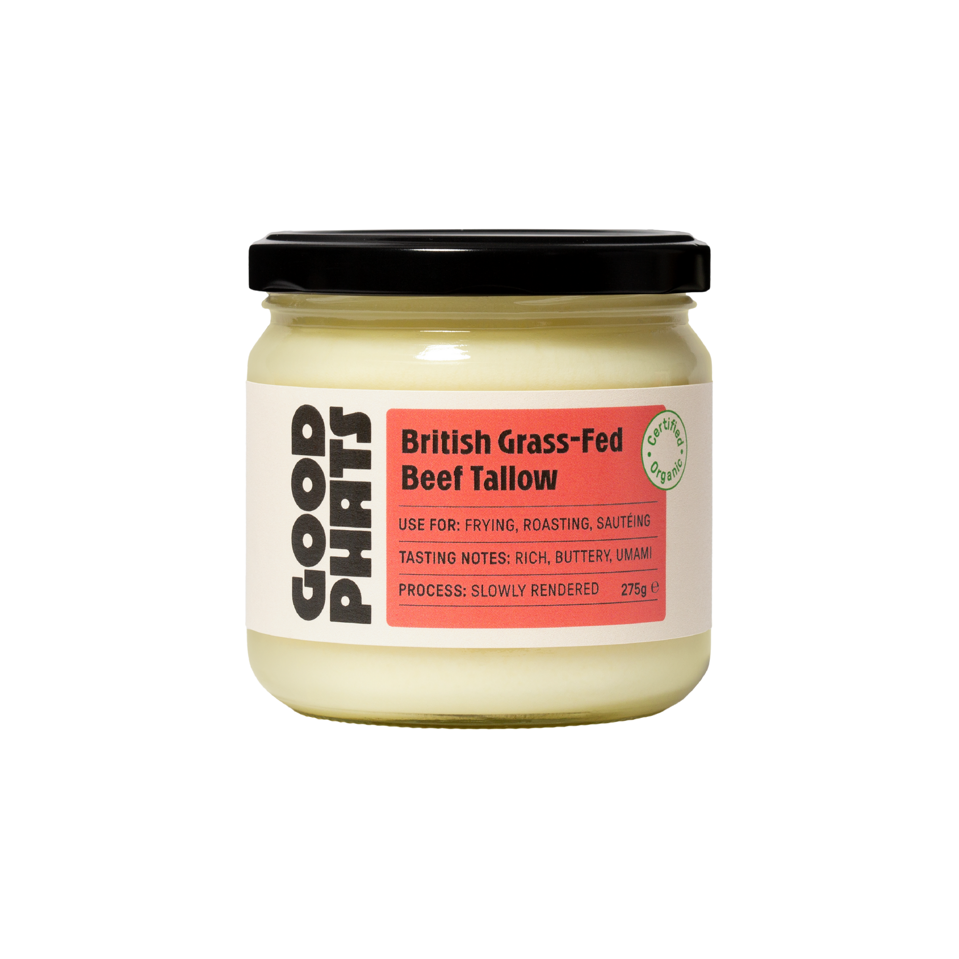 Organic British Grass-Fed Beef Tallow 275g