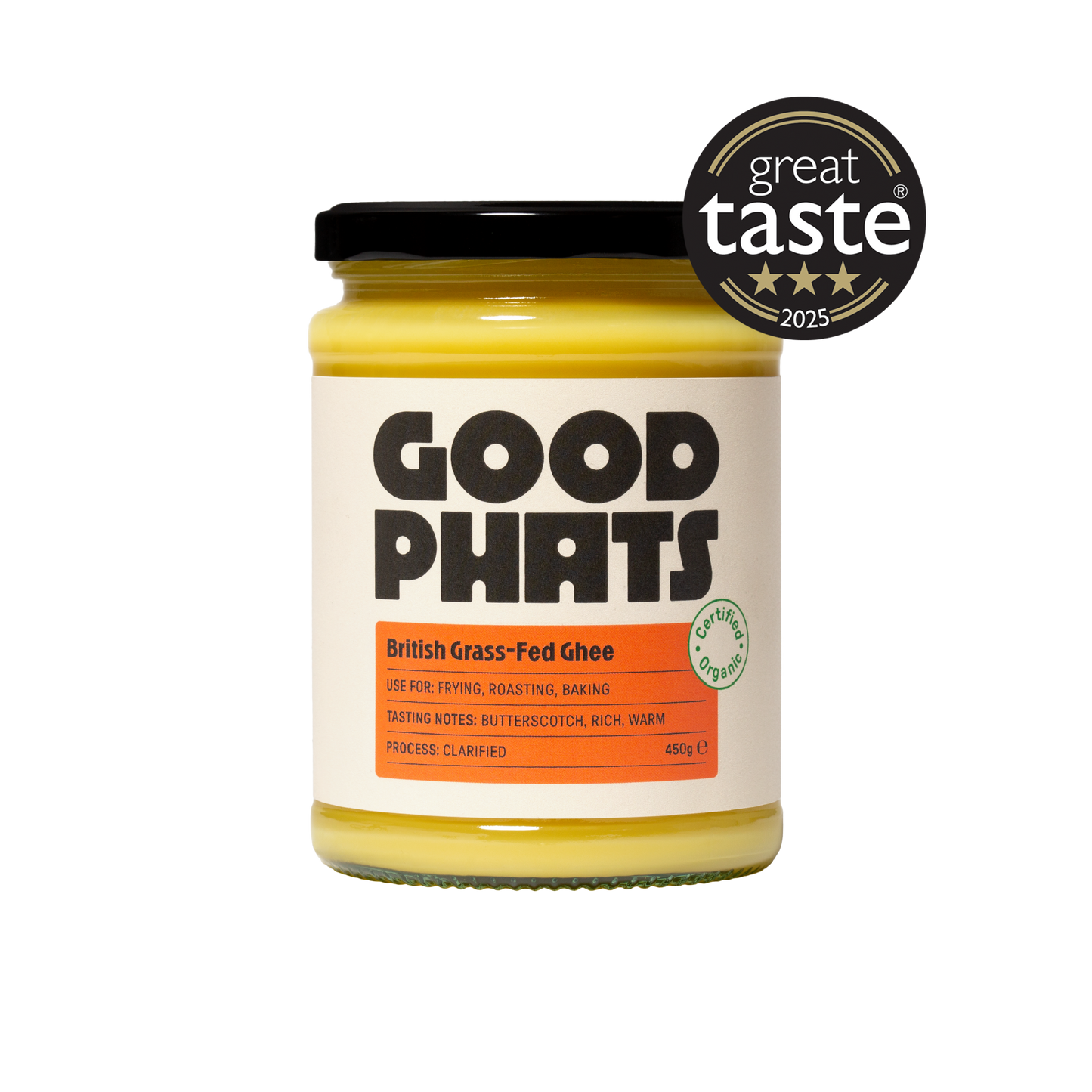 Organic British Grass-Fed Ghee 450g