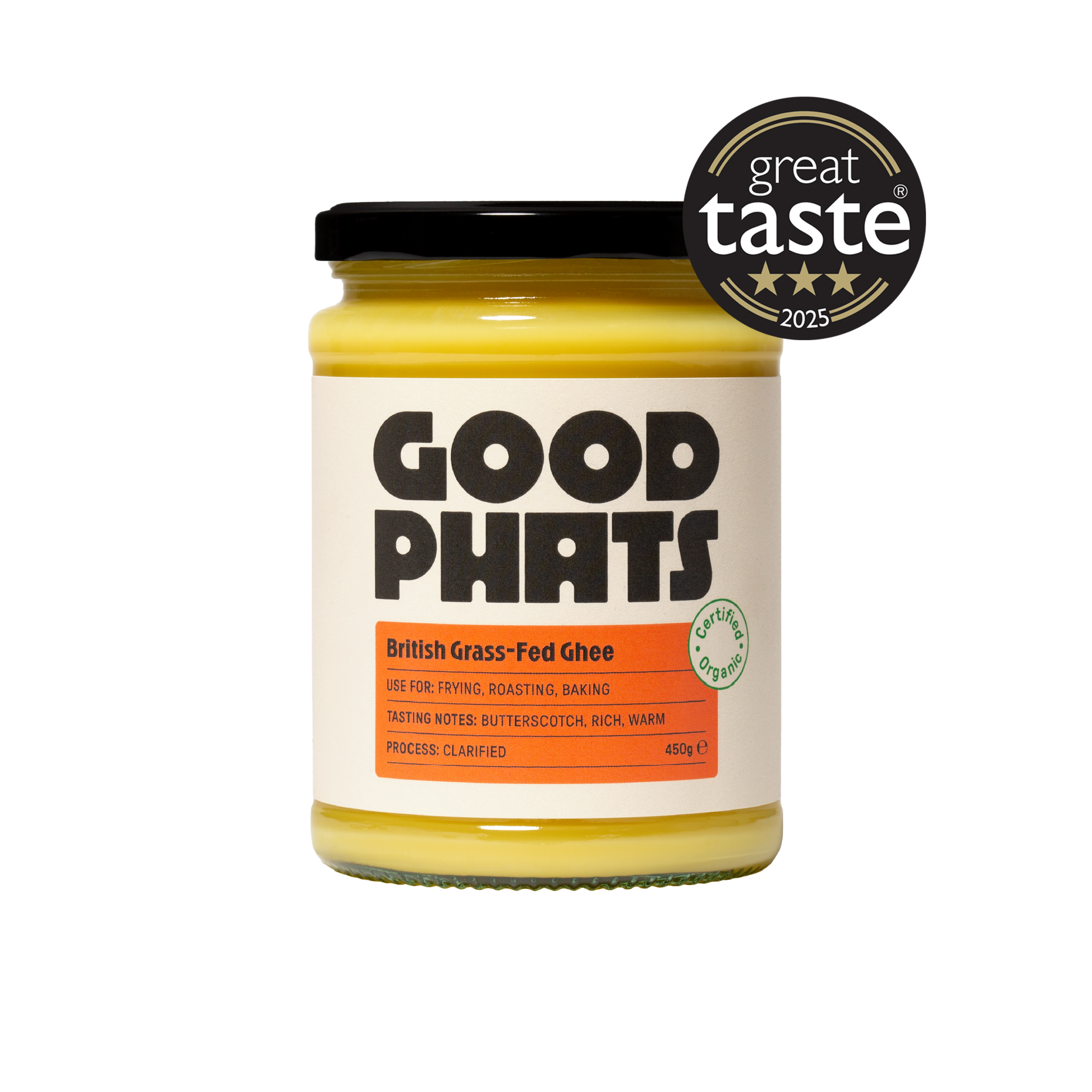 Organic British Grass-Fed Ghee 450g