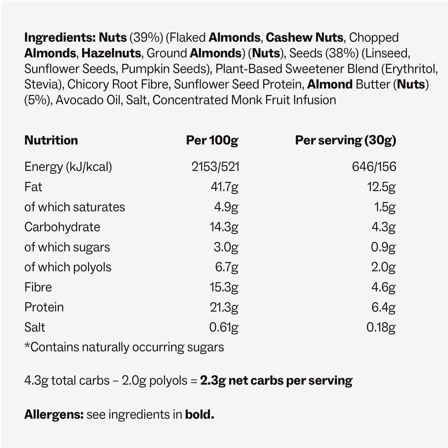 Grain-Free Granola - Original