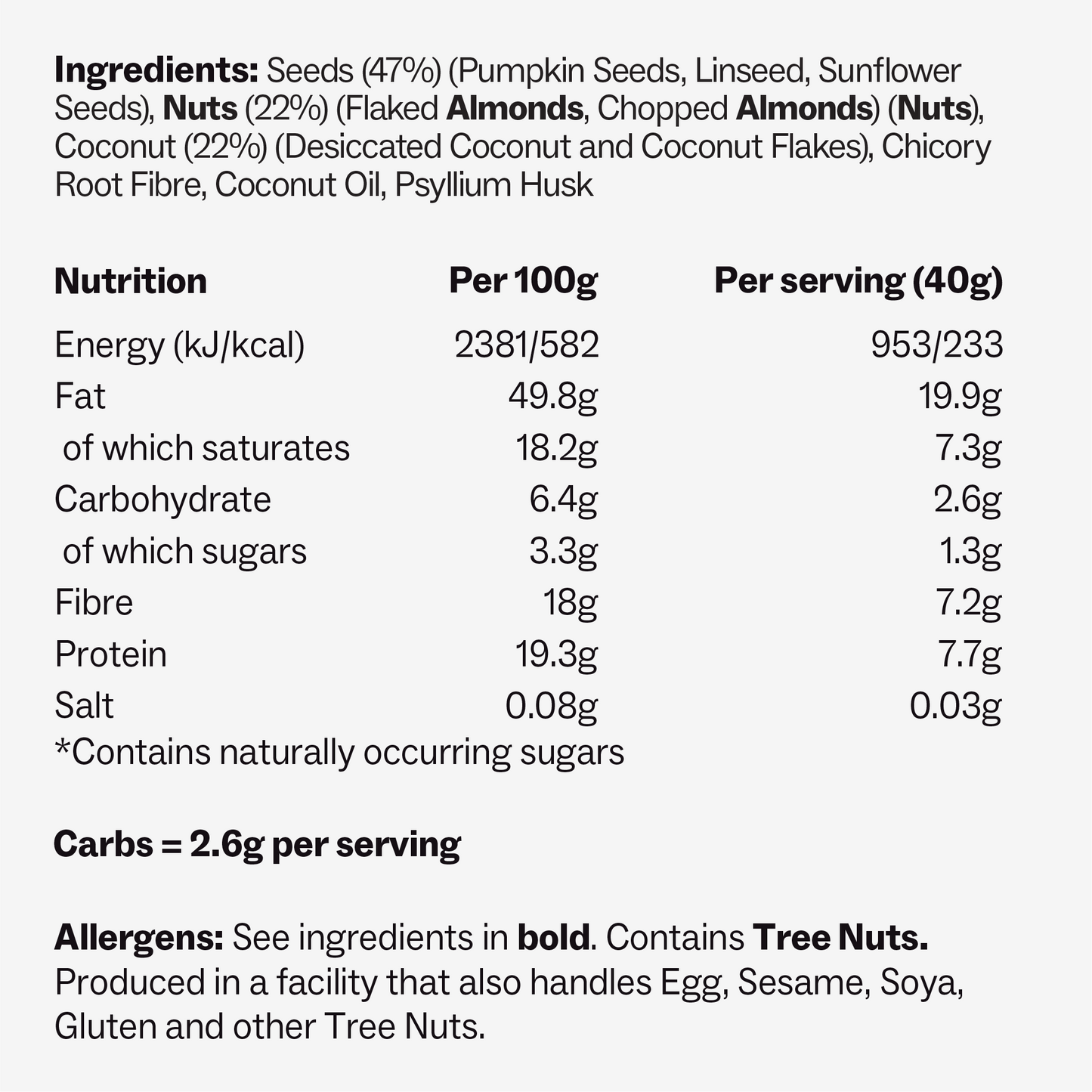 Grain-Free Toasted Muesli - Coconut