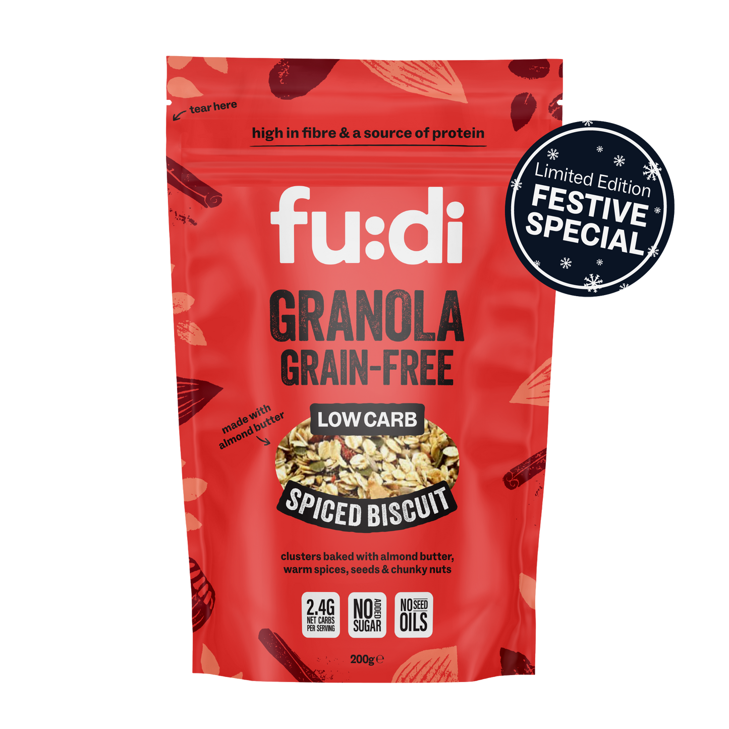 Grain-Free Granola - Spiced Biscuit - Limited Edition Festive Special