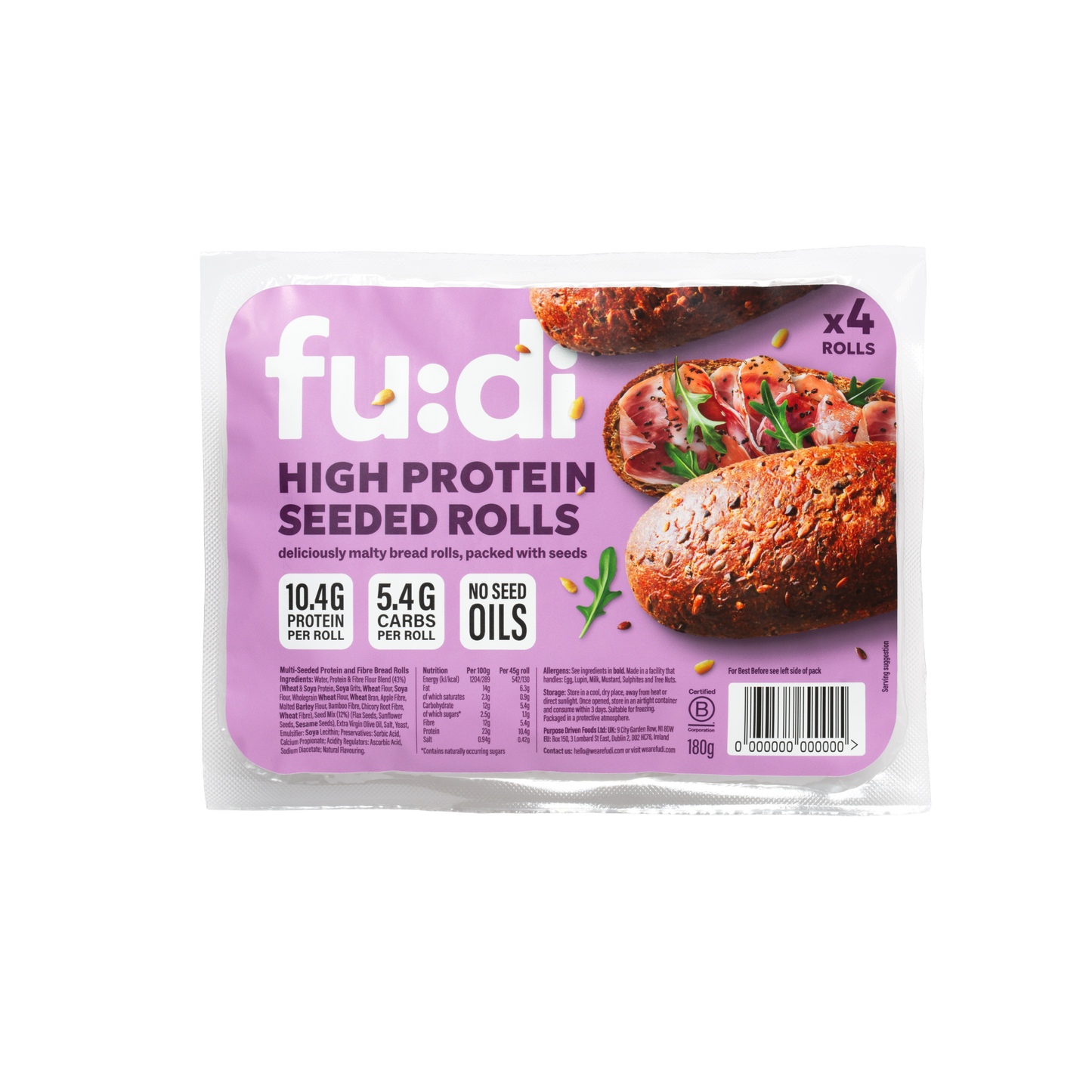 High Protein Seeded Rolls